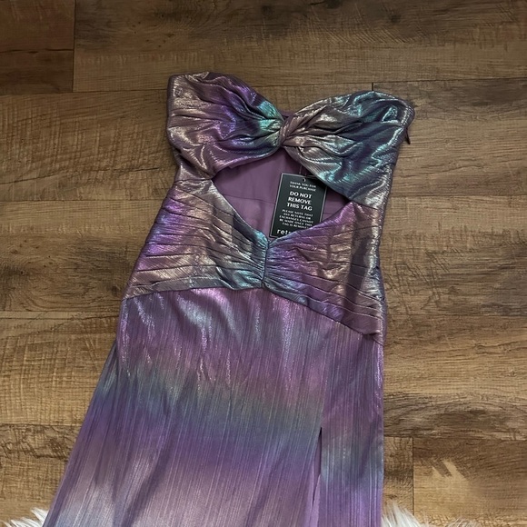 RETROFETE Soleil Dress In Lilac Aurora - Picture 9 of 10